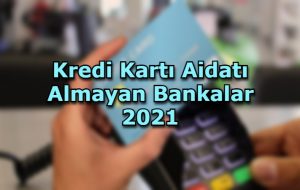 Kredi Kartı Aidatı Almayan Bankalar 2021